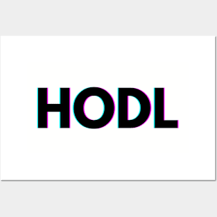 HODL Posters and Art